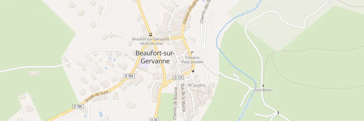 Plan du 5046A Le Village à Beaufort-sur-Gervanne