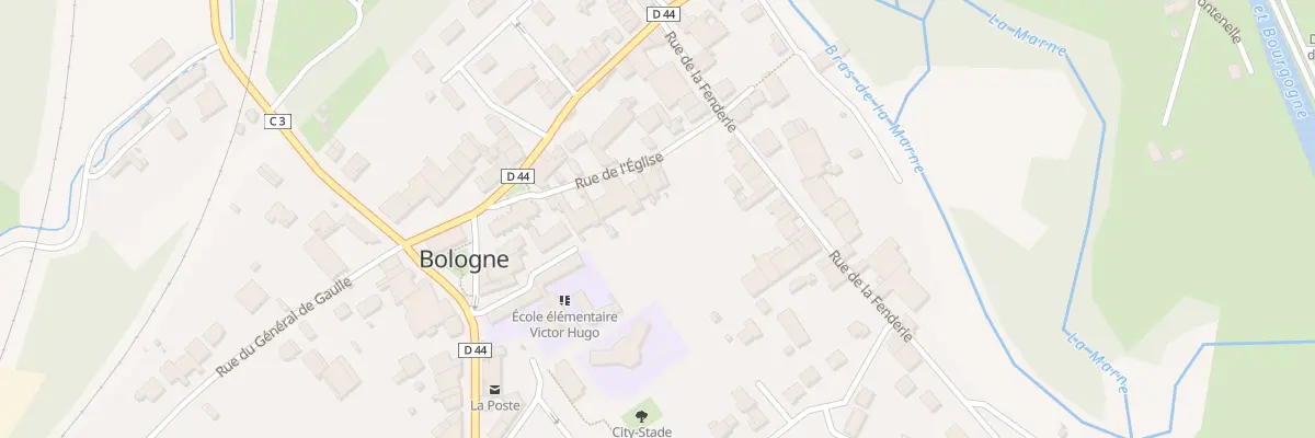 Plan du 8 Rue de l’Eglise à Bologne