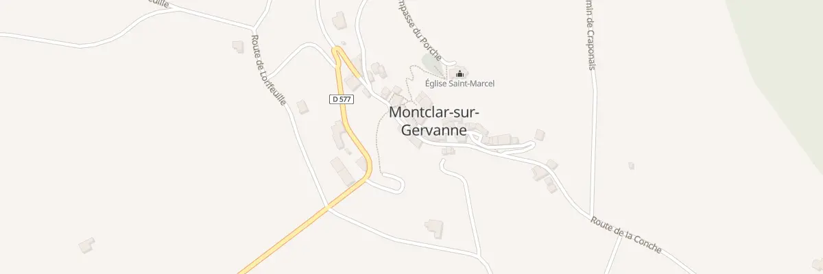 Plan du 5124 Le Village à Montclar-sur-Gervanne