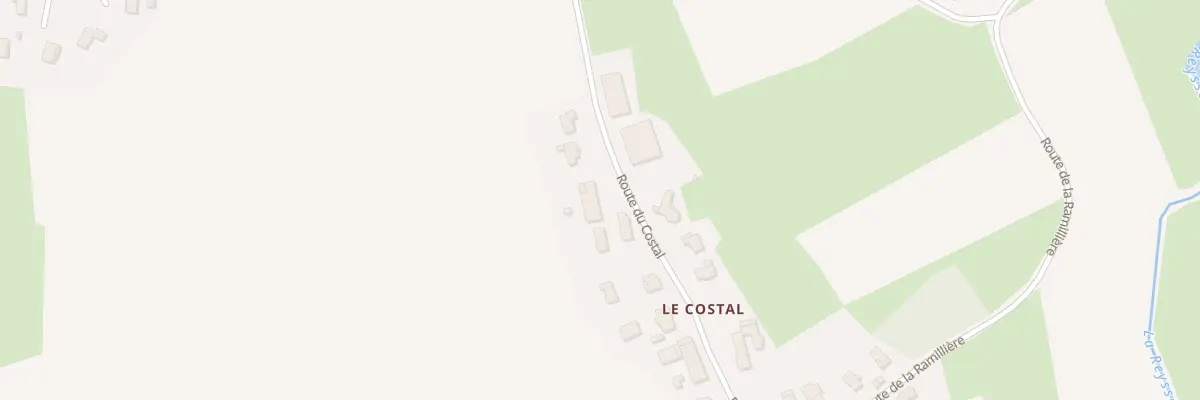 Plan du 5342 Le Costal à Malafretaz