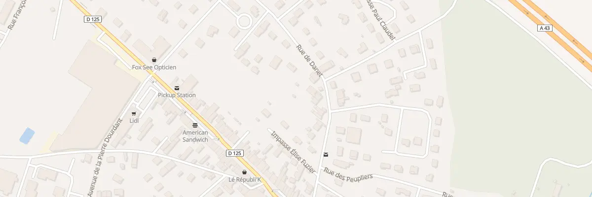 Plan du 165 Rue de Danet à La Verpillière