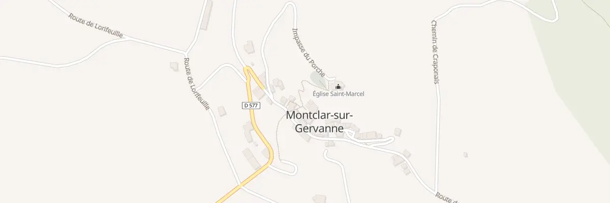 Plan du 5017 Le Village à Montclar-sur-Gervanne