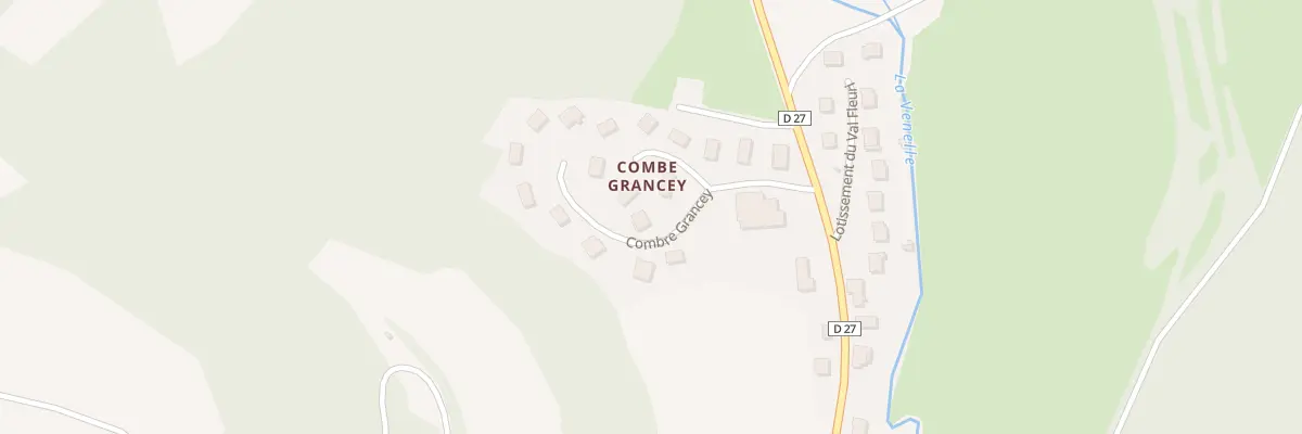Plan du 20 Combe Grancey à Vernois-lès-Vesvres