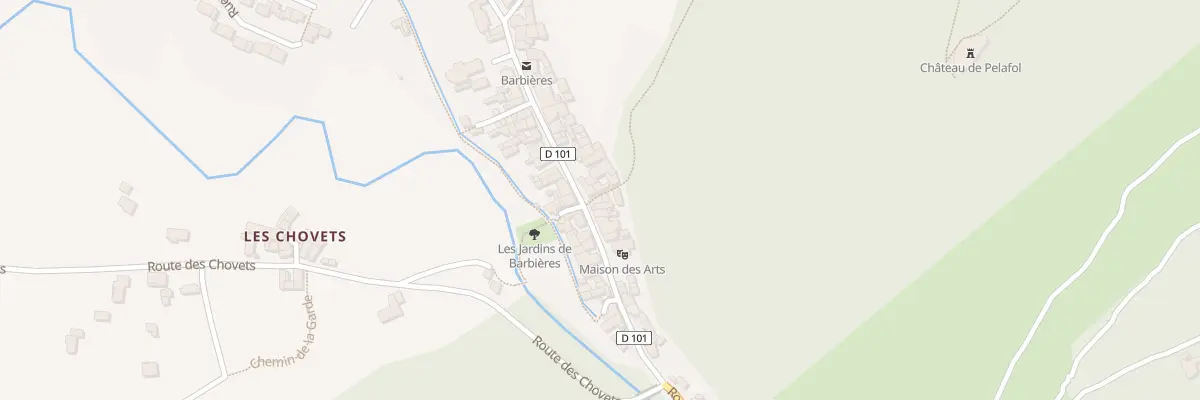 Plan du 565 Grande Rue à Barbières