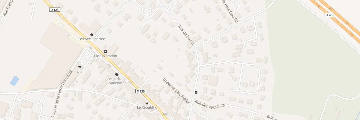 Plan du 165 Rue de Danet à La Verpillière
