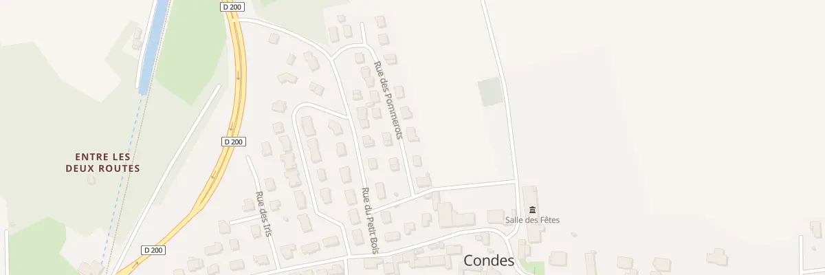 Plan du 6 Rue des Pommerots à Condes