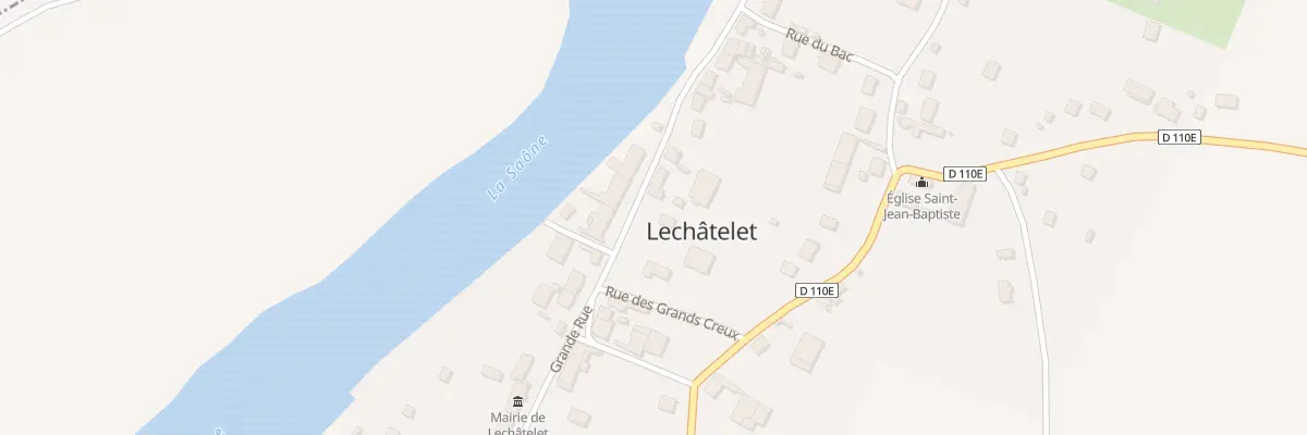 Plan du 9 Gr Grande Rue à Lechâtelet