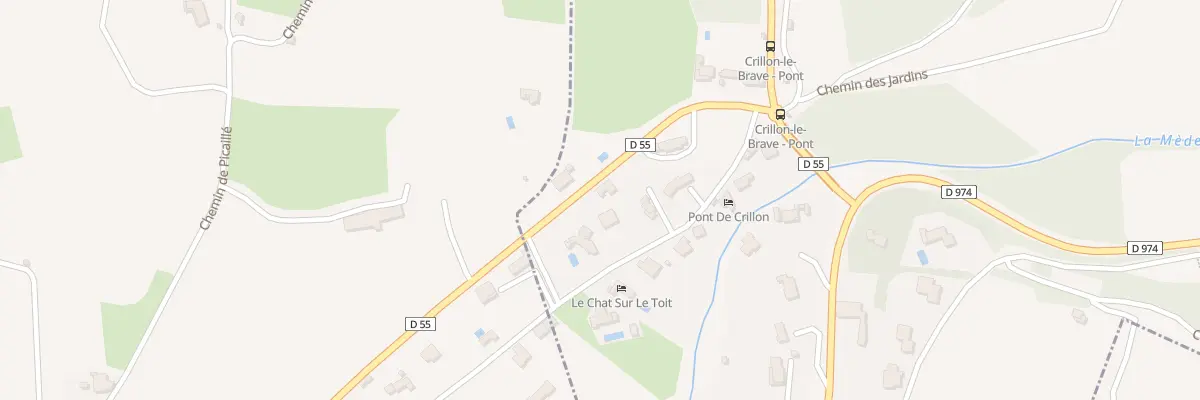 Plan du 221 Rte de Saint-Pierre à Crillon-le-Brave