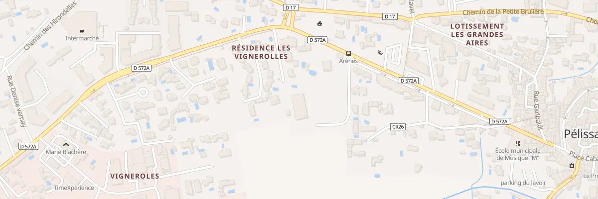 Plan du 43B All de Craponne à Pélissanne