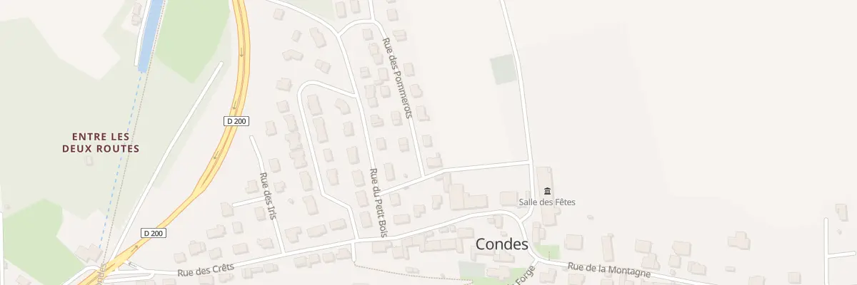 Plan du 4 Rue des Pommerots à Condes