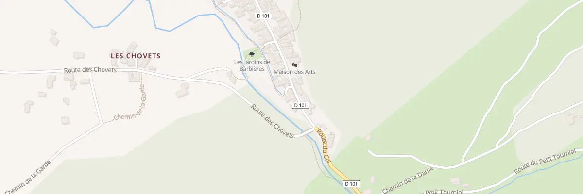 Plan du 650 Grande Rue à Barbières