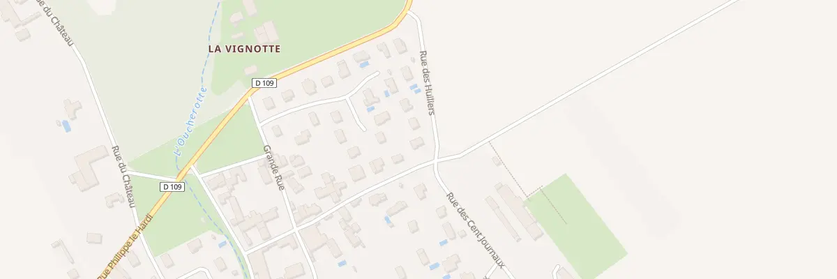 Plan du 17 Rue de la Cretagne à Rouvres-en-Plaine