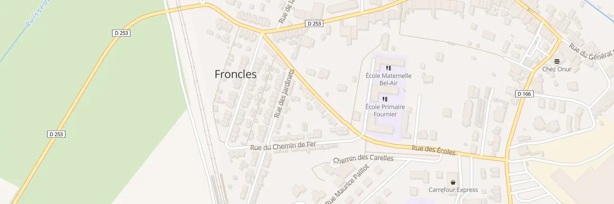 Plan du 12 Rue Bel Air à Froncles