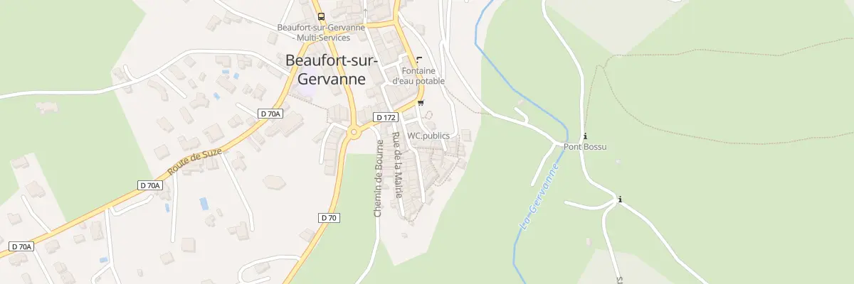 Plan du 5035A Le Village à Beaufort-sur-Gervanne