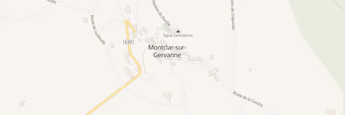 Plan du 5007 Le Village à Montclar-sur-Gervanne