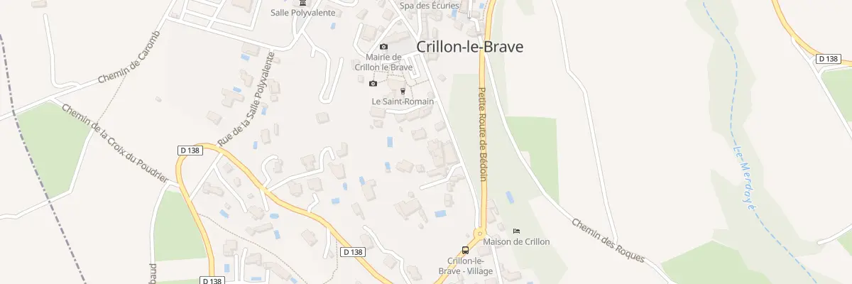Plan du 98A Rue du Capitaine Crillon à Crillon-le-Brave