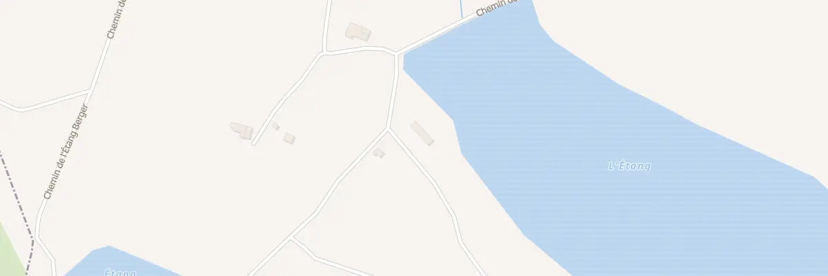 Plan du 827 Che de l’Etang à Thodure