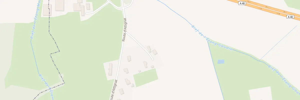 Plan du 2378C Rte d’Attignat à Polliat