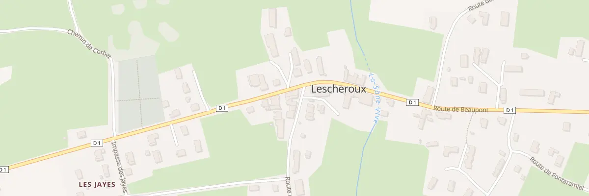 Plan du 16 Rte de Foissiat à Lescheroux