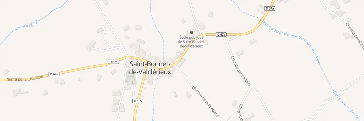 Plan du 60 Rte de Saint Antoine à Valherbasse