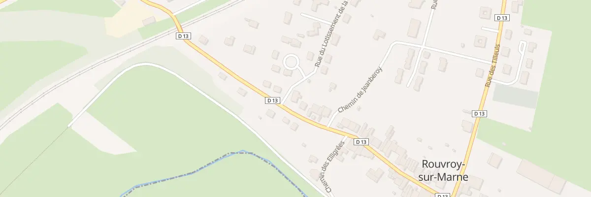 Plan du 2 Rue du Lot de la Roche à Rouvroy-sur-Marne