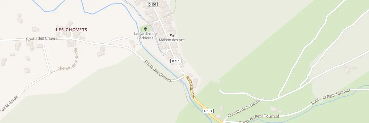 Plan du 675 Grande Rue à Barbières