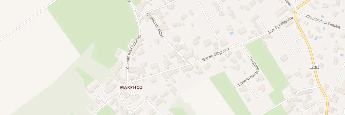 Plan du 31 Che du Millet à Bourg-Saint-Christophe