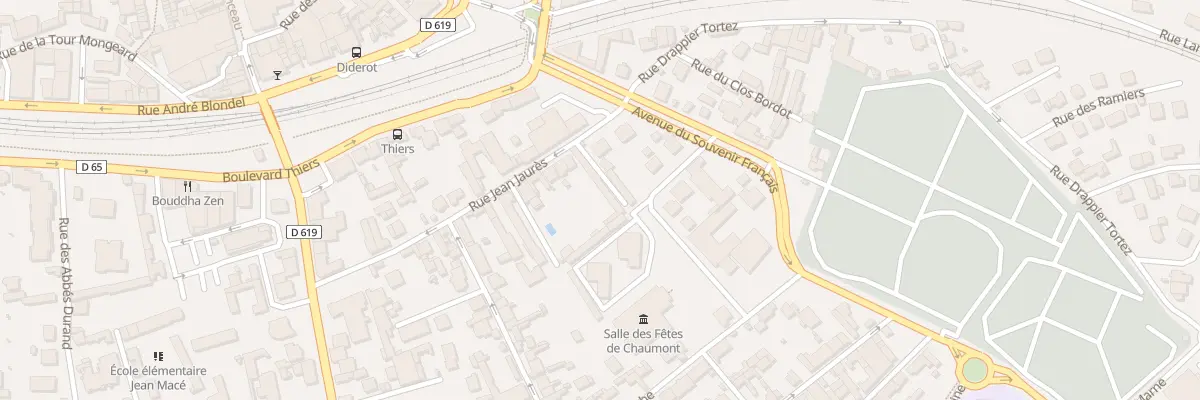 Plan du 32 Rue Jean Jaurès à Chaumont