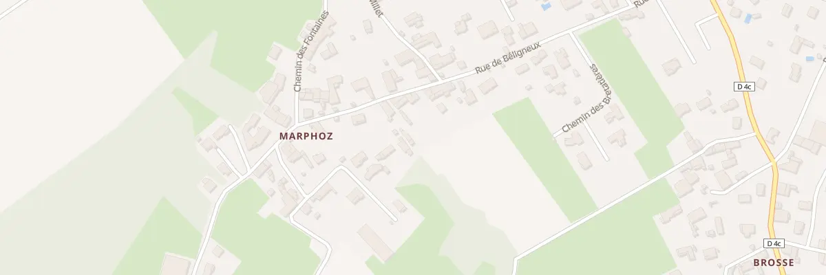 Plan du 419 Rue de Béligneux à Bourg-Saint-Christophe