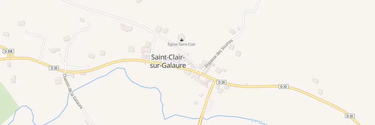 Plan du 41 Rte de Perouzet à Saint-Clair-sur-Galaure