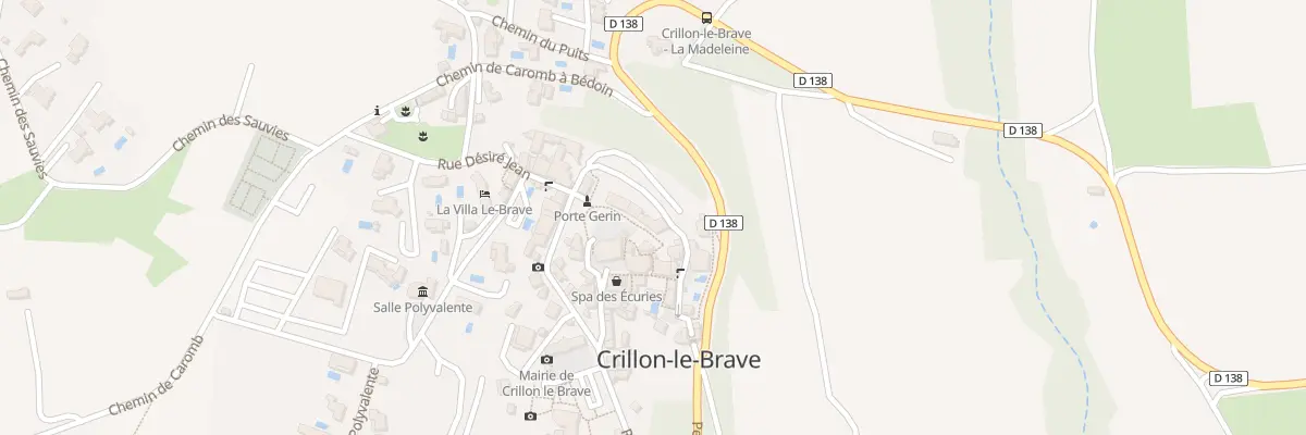 Plan du 90 Rue du Vieux Four à Crillon-le-Brave
