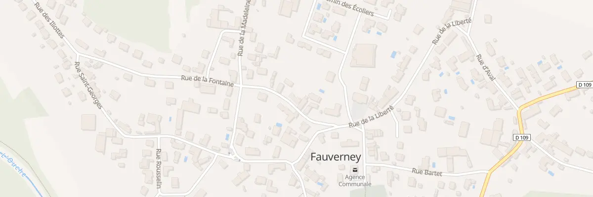 Plan du 5 Rue de la Liberté à Fauverney
