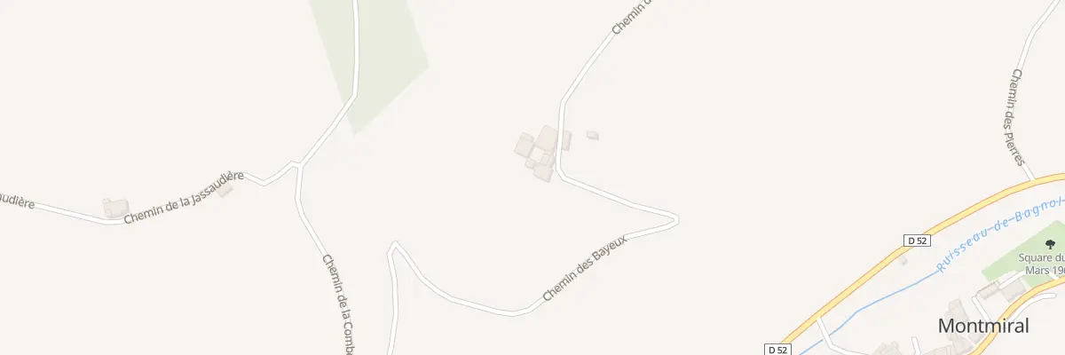 Plan du 590 Che des Bayeux à Montmiral