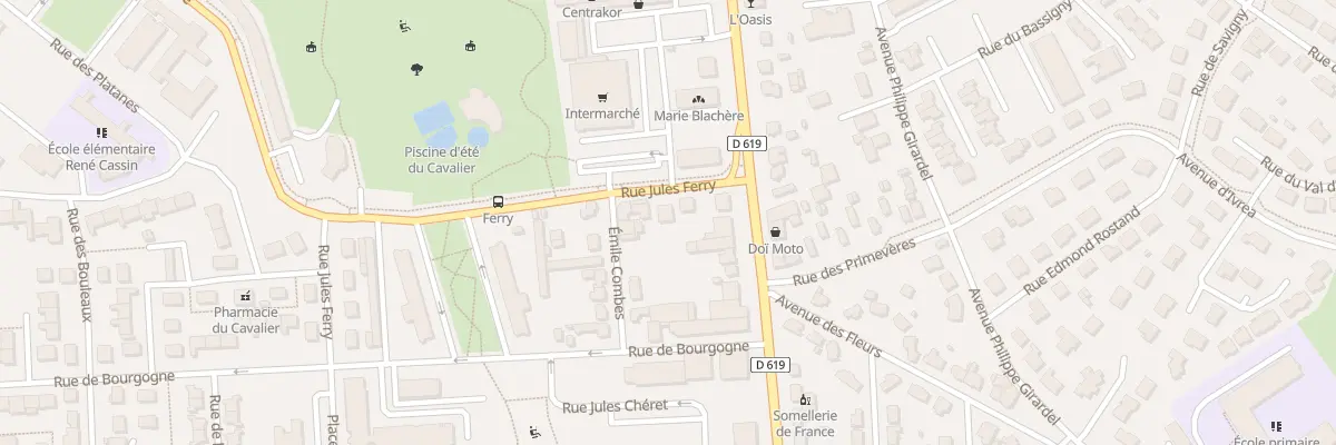 Plan du 3 Rue Jules Ferry à Chaumont