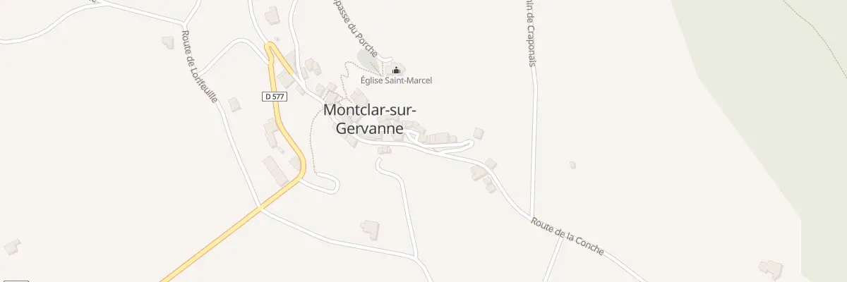 Plan du 5008 Le Village à Montclar-sur-Gervanne
