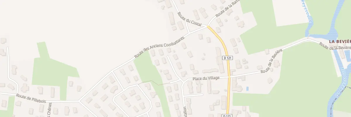 Plan du 5321 Le Bourg à Malafretaz