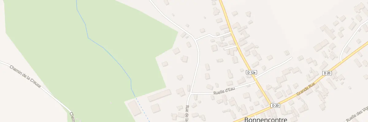 Plan du 11 Rue de la Fontaine à Bonnencontre