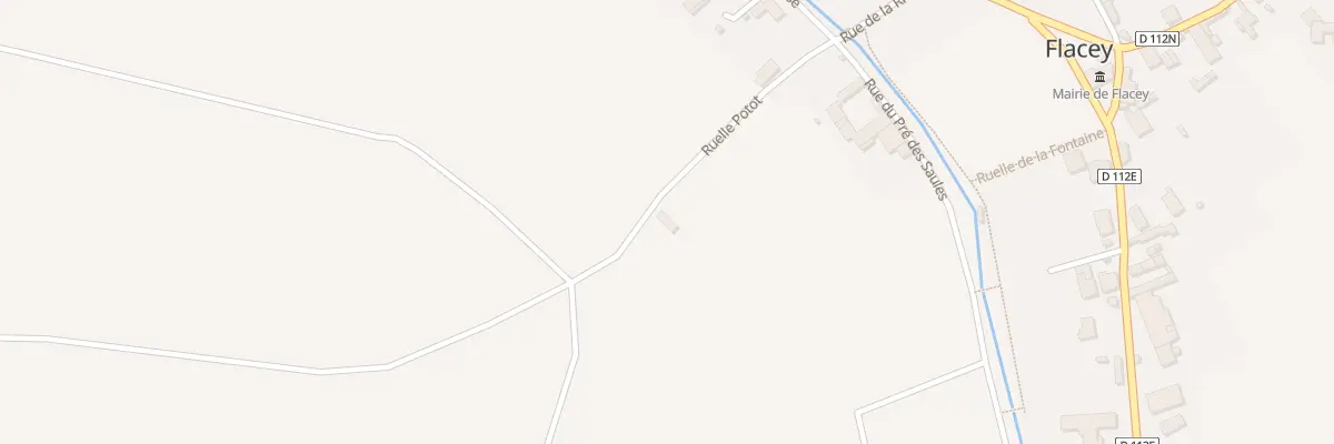 Plan du 7 Rle Potot à Flacey
