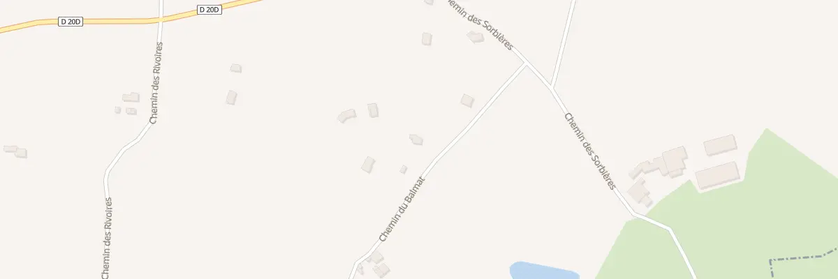 Plan du 130 Che du Balmat à Saint-Clair-sur-Galaure