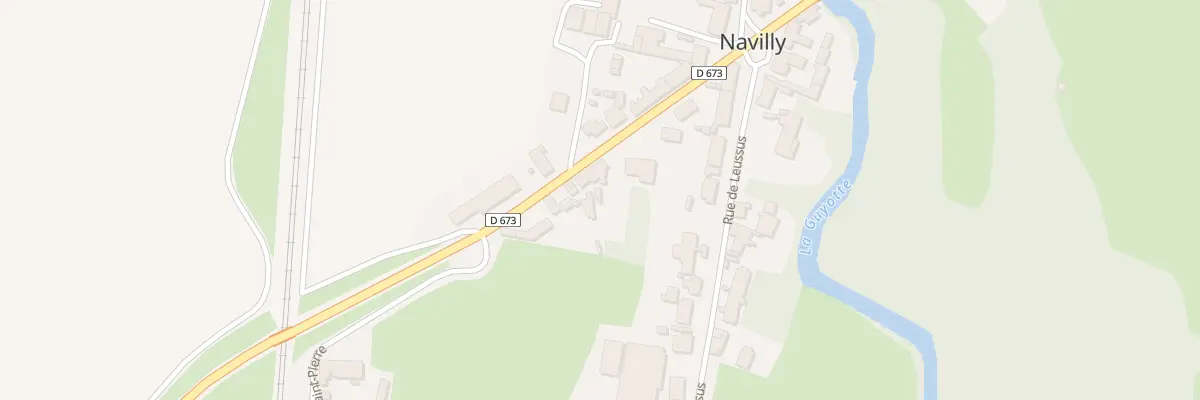 Plan du 21 Rte de Chalon à Navilly