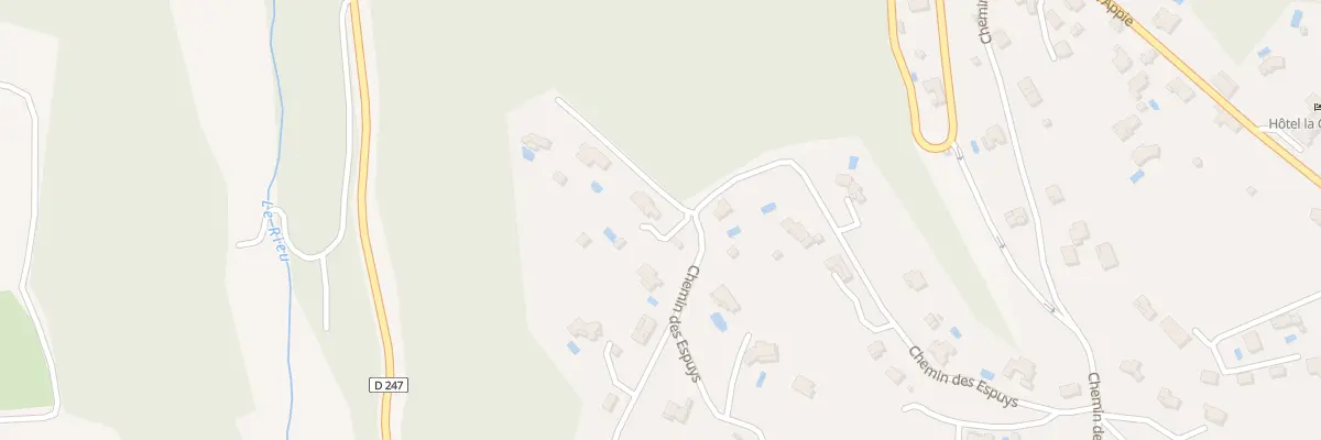 Plan du 596 Che des Espuy à Venasque