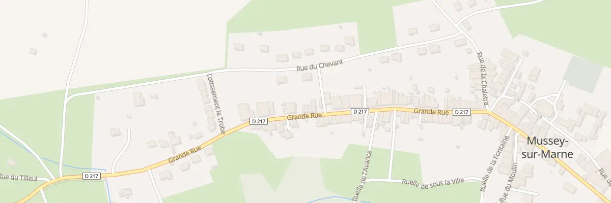 Plan du 50T Gr Grande Rue à Mussey-sur-Marne