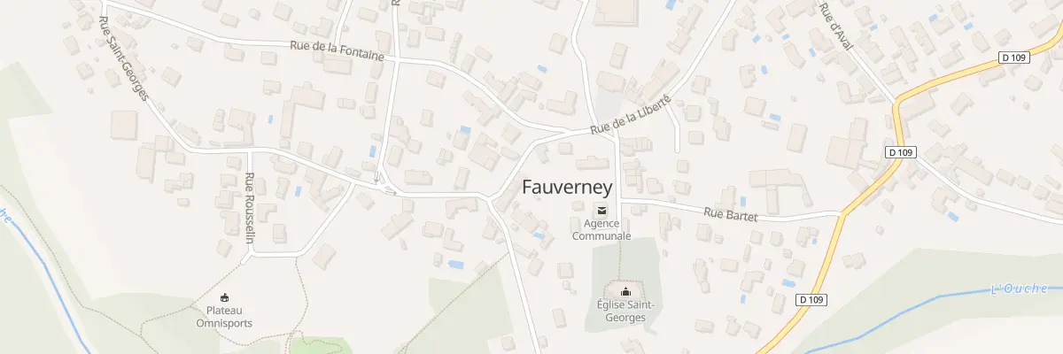 Plan du 5 Rue du Presbytère à Fauverney