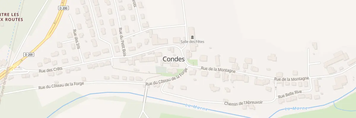 Plan du 2 Pl de Verdun à Condes