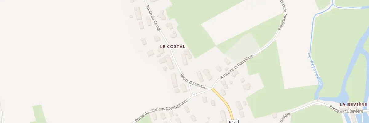 Plan du 116 Rte du Costal à Malafretaz
