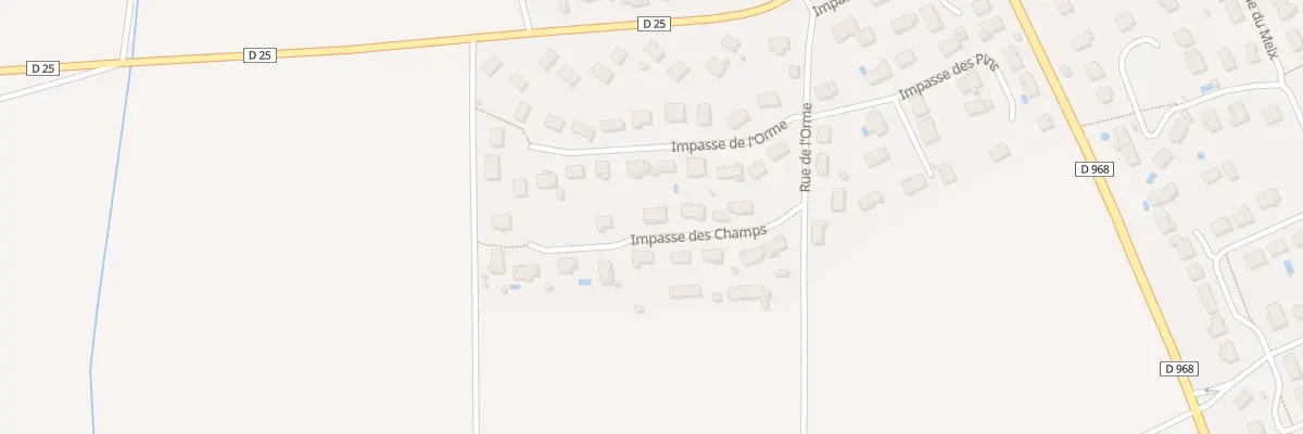 Plan du 6 Imp des Champs à Longecourt-en-Plaine
