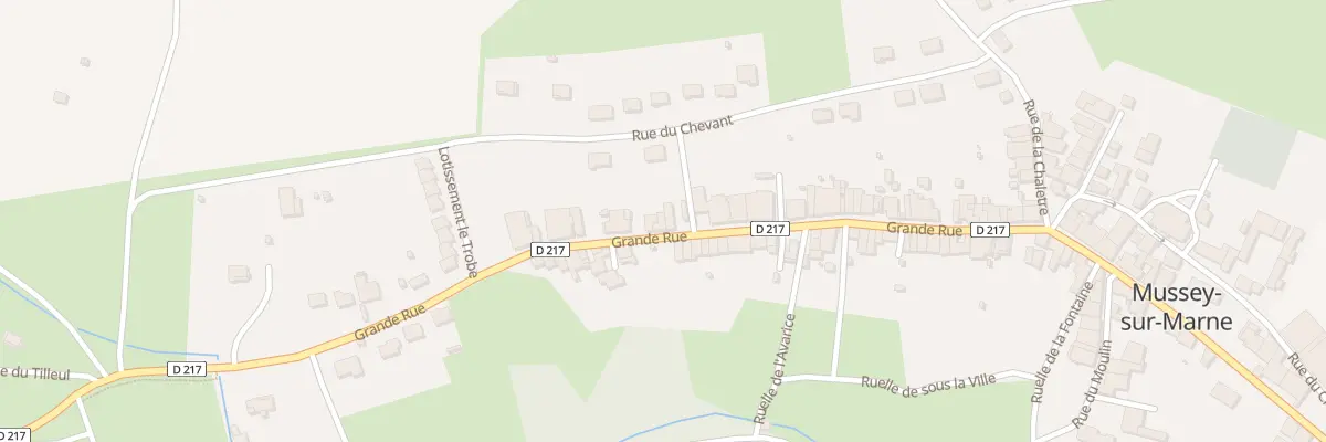 Plan du 50B Gr Grande Rue à Mussey-sur-Marne
