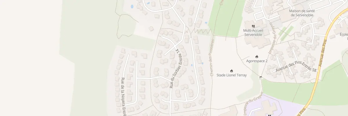 Plan du 14 Rue du Sorbier à Chélieu