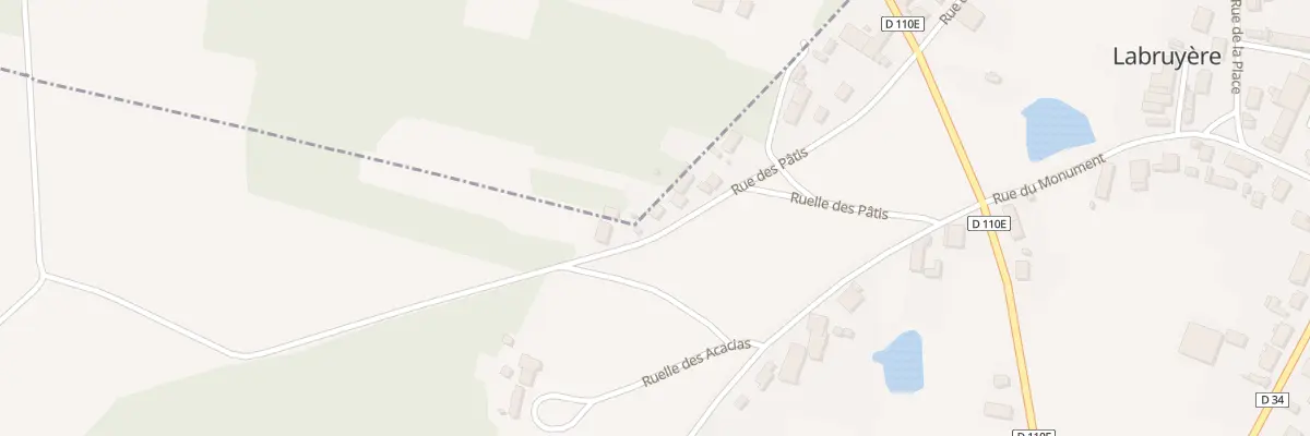 Plan du 30 Rue des Patis à Lechâtelet