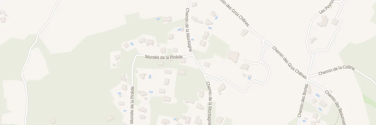 Plan du 426 Che de la Montagne à Faucon